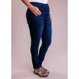Royalty For Me Vintage Stretch High Rise Skinny Jean - Fashion Crossroads Inc
