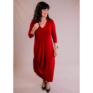 Sympli 3/4 Sleeve Drama Dress - Fashion Crossroads Inc