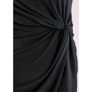 Sympli Side Twist Dress with 3/4 Sleeve - Fashion Crossroads Inc