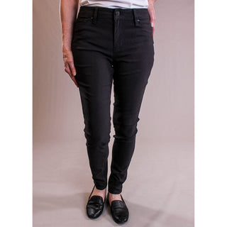 YMI Midrise Hyperstretch Skinny Pant Front View front view - Fashion Crossroads Inc
