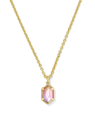 Kendra Scott Hallie Pendant in Sunrise Watercolor - Fashion Crossroads Inc