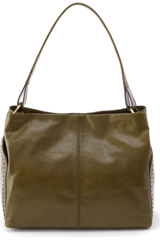 HOBO Seneca Shoulder Bag in Olive | Genuine Leather Women's Shoulder Bag