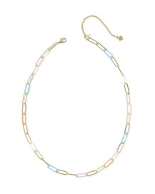 Kendra Scott Ainsley Paperclip Chain Necklace in Gold - Fashion Crossroads Inc