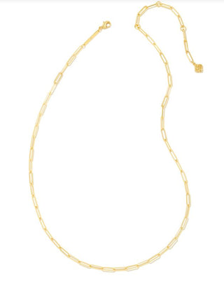 Kendra Scott Gold Courtney Paperclip Necklace