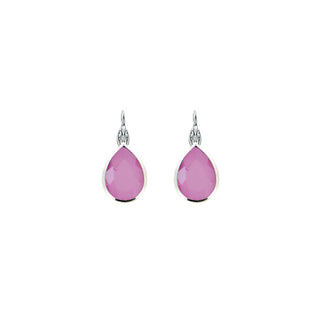 Myka Nina Euroback Earring with Peony Swarovski Crystal image view