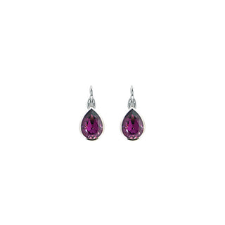 Myka Nina Small Euroback Earring in Amethyst - Fashion Crossroads Inc