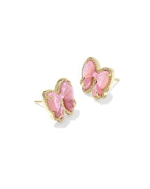 Kendra Scott Haley Bow Stud in Blush Ivory