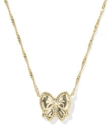 Kendra Scott Haley Bow Pendant Necklace in Ivory - Fashion Crossroads Inc