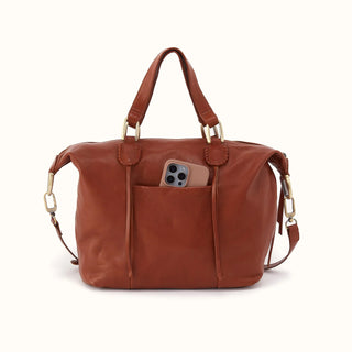 HOBO Harley Washed Leather Satchel - Fashion Crossroads Inc
