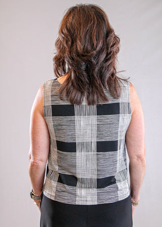 Sympli Nu Flared Printed Shell