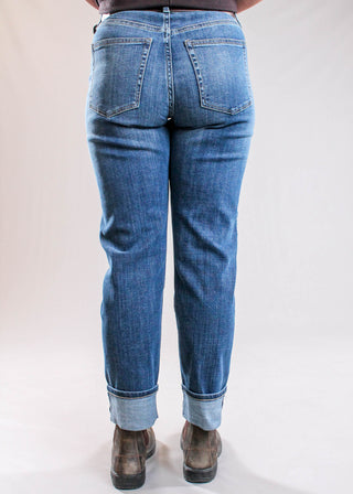 Liverpool Marley Girlfriend Cuffed Jeans