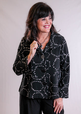 Habitat Retro Jacket front view - Fashion Crossroads Inc.