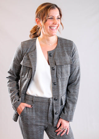 Liverpool Collarless Field Jacket