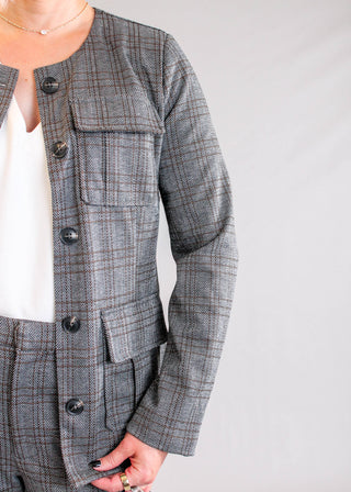Liverpool Collarless Field Jacket