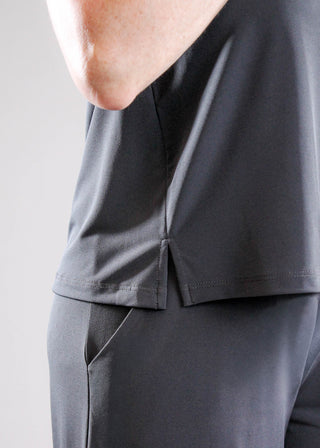 Sympli Sleeveless Nu Flared Shell