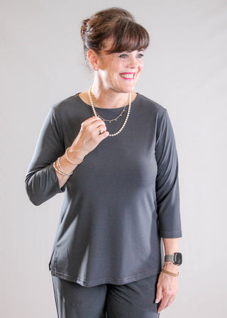 Sympli Nu Ideal Top with 3/4 Sleeve