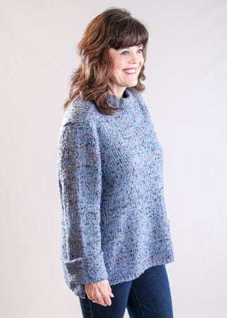 Habitat Long Sleeve Confetti Sweater with Funnel Neck