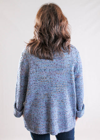 Habitat Long Sleeve Confetti Sweater with Funnel Neck
