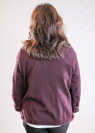 Avalin Long Sleeve Roll Neck Sweater with Buttoned Pocket
