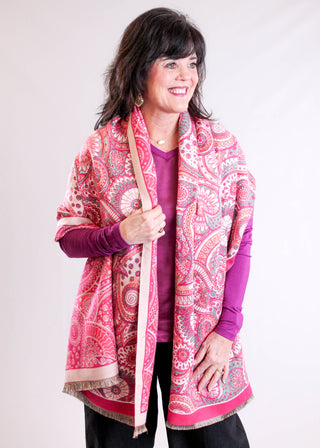 Printed Pashmina Scarf - Fashion Crossroads Inc