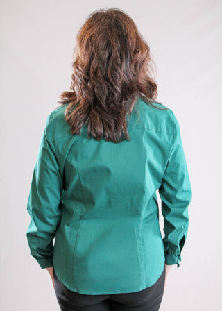 Foxcroft June Long Sleeve Button Up Blouse