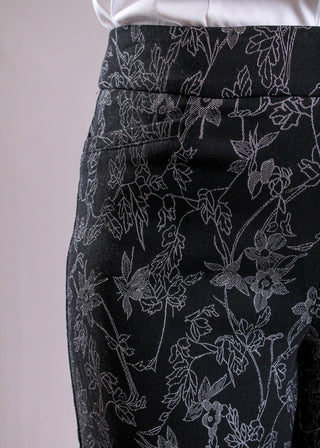 Tribal Sportswear Printed Pull On Capris front view - Fashion Crossroads Inc