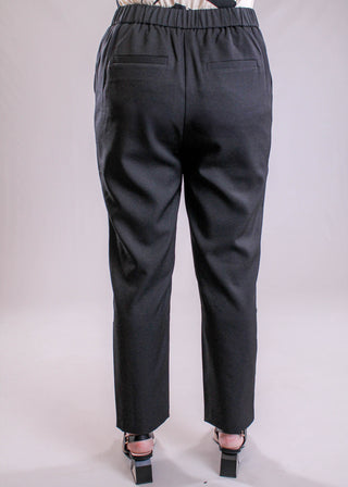 Charlie B Pull On Crop Pant with Pockets back view - Fashion Crossroads Inc