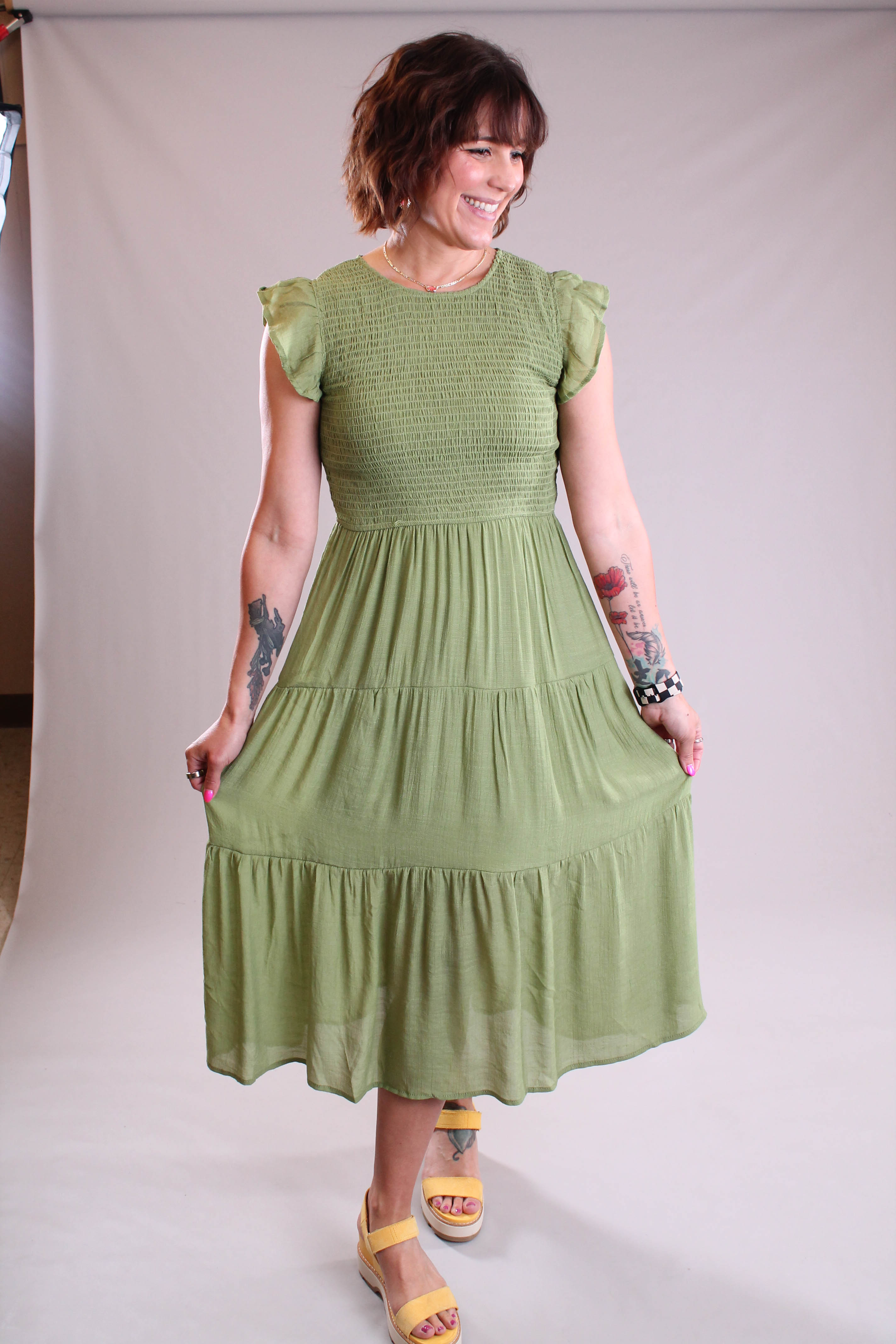 blu pepper smocked dress Blu Pepper Women's Denim Bodice Patchwork Skirt Sundress - Blue