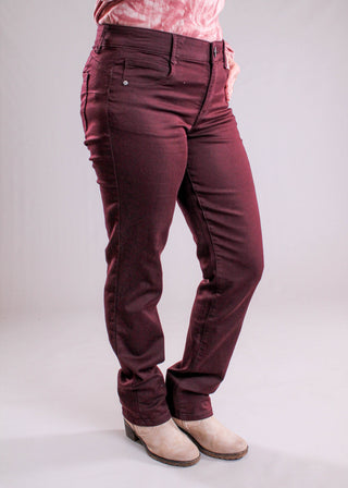 Democracy Absolution Straight Leg Jean side view - Fashion Crossroads Inc 