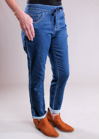 Charlie B Knit Denim Jogger Pants
