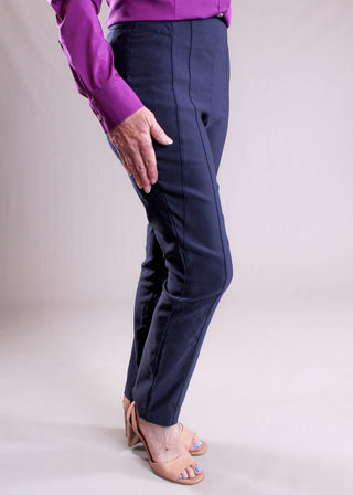Tribal Sportswear Flatten It Slim Leg Ankle Pant side view - Fashion Crossroads Inc