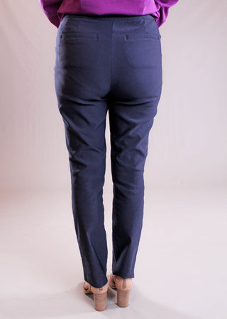 Tribal Sportswear Flatten It Slim Leg Ankle Pant back view - Fashion Crossroads Inc
