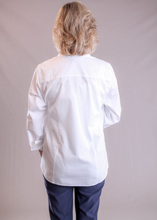 Foxcroft Dianna Long Sleeve Button Down Blouse