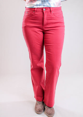 French Dressing Olivia Bootcut Ankle Jeans Front View - Fashion Crossroads Inc