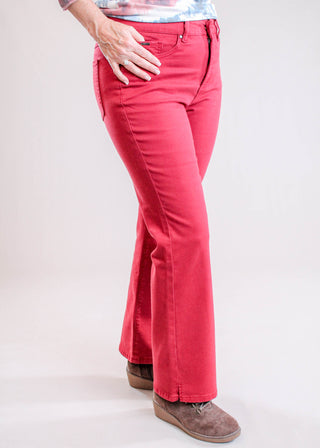 French Dressing Olivia Bootcut Ankle Jeans Front View - Fashion Crossroads Inc