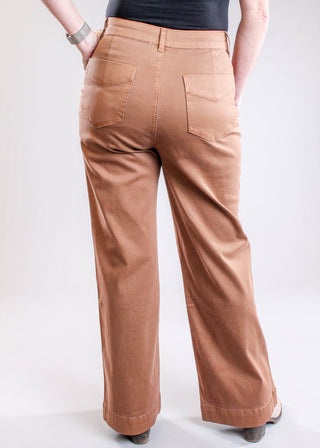 Tribal Sportswear Comfort Stretch Wide Leg Jean back view - Fashion Crossroads Inc.