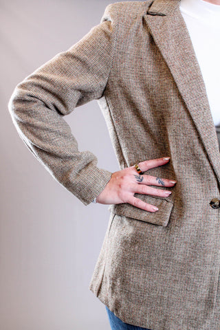 She + Sky Tweed Blazer