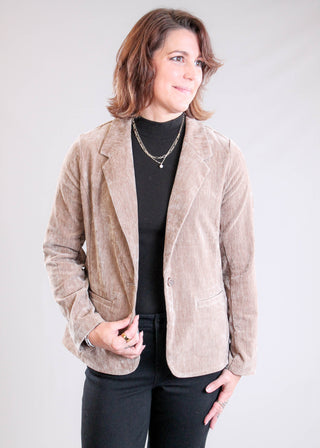 Liverpool Fitted Velvet Blazer