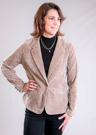Liverpool Fitted Velvet Blazer