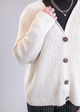Avalin Long Sleeve Cardigan with Buttons