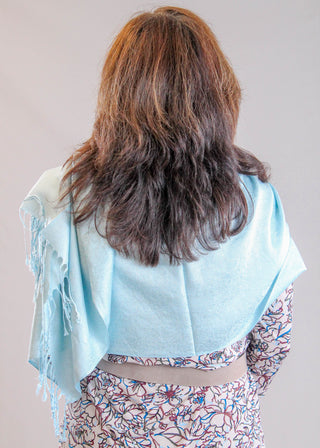 Jacquard Pashmina with Fringe