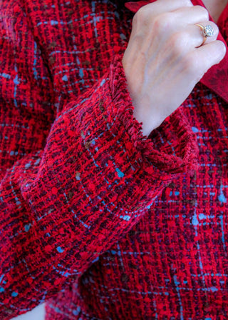 Liverpool Collarless Jacket cuff view - Fashion Crossroads Inc.