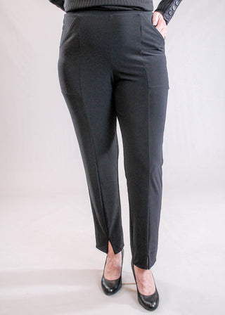 Sympli Hepburn Ankle Pant black front view - Fashion Crossroads Inc.