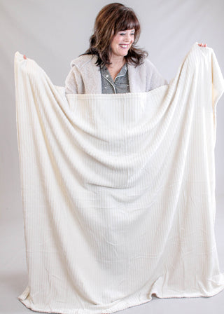 Hello Mello Travel Blanket Front View - Fashion Crossroads Inc