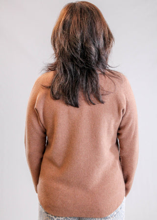 Nostalgia Crew Neck Pullover Sweater Back View - Fashion Crossroads Inc