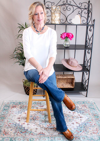 Gemelli Abalone Heart with Faux Pearl Scarf Necklace