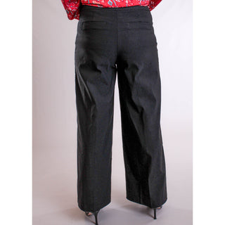 Tribal Flatten It Wide Leg Pull On Ankle Pant back view - Fashion Crossroads Inc.