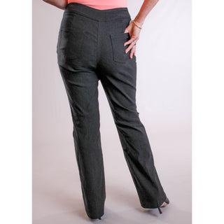 Tribal Sportswear Flatten It Pull On Pant Straight Leg back view - Fashion Crossroads Inc.