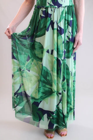 VNeck Flutter Sleeve Dress Detail View - Fashion Crossroads Inc