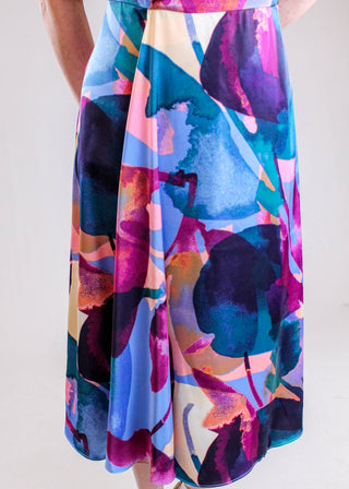 Sleeveless Midi Dress Model View - Fashion Crossroads Inc
